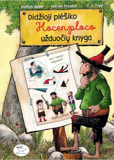 Didžioji plėšiko Hocenploco užduočių knyga — viršelis