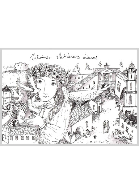 AMV 267 atvirlaiškis „Vilnius, sklidinas dienos“