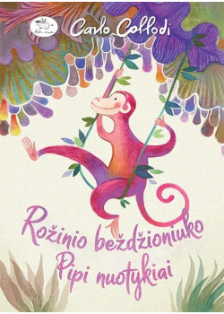 Rožinio Beždžioniuko Pipi nuotykiai — knygos viršelis