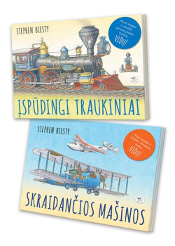 Rinkinys. Traukinių ir skraidančių mašinų gerbėjui — knygos viršelis