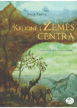 Kelionė į Žemės centrą — knygos viršelis