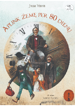 Aplink Žemę per 80 dienų — knygos viršelis