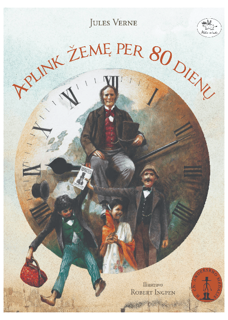 Aplink Žemę per 80 dienų — viršelis
