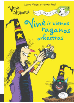 Vinė ir vienos raganos orkestras — knygos viršelis