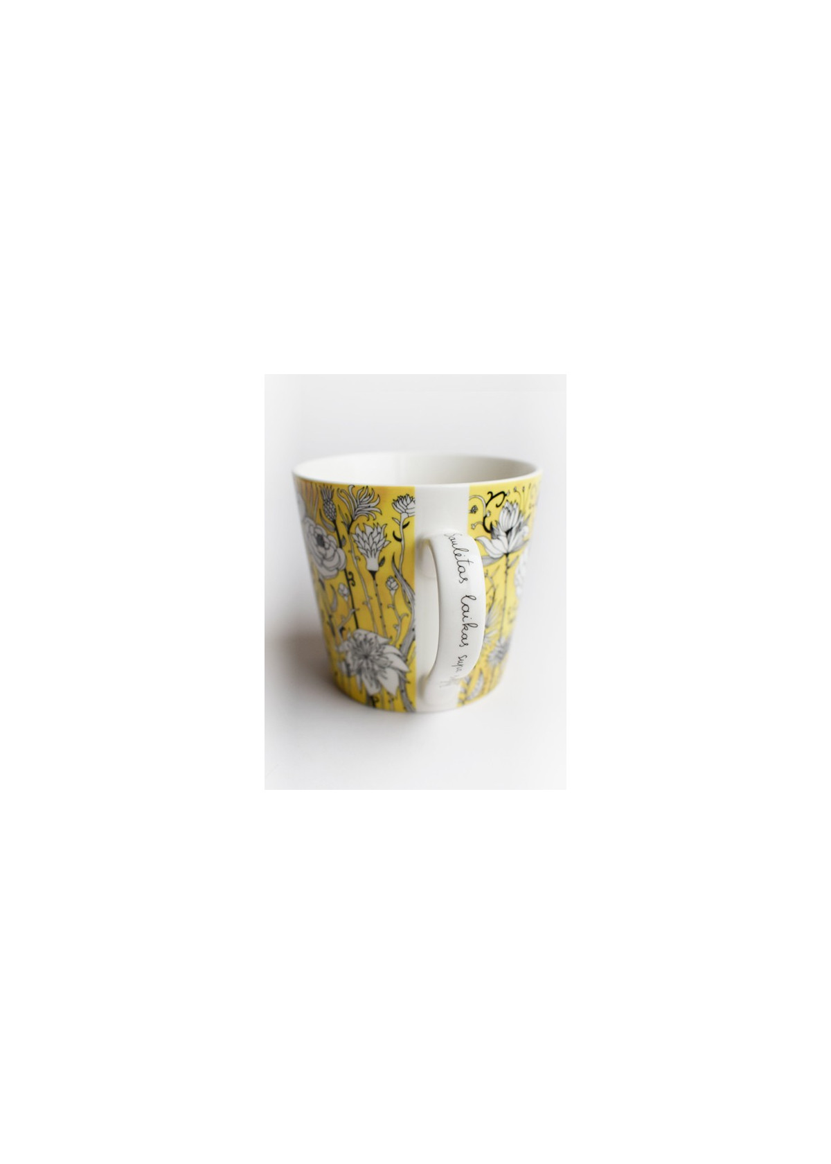 Puodelis „Saulėtas laikas supa svajonę“ 340ml