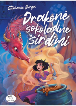 Drakonė šokoladine širdimi — knygos viršelis