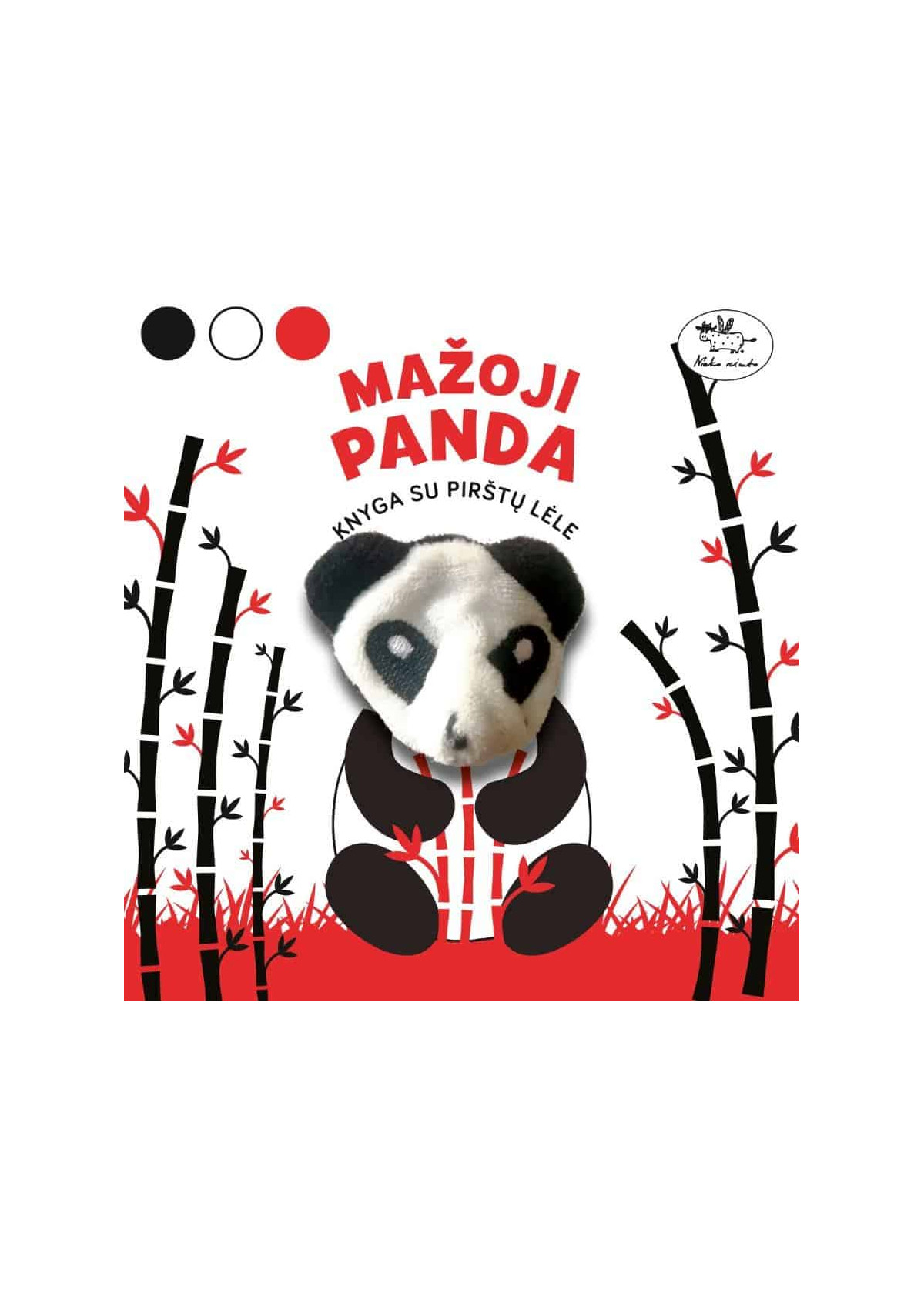 Mažoji panda. Knyga su pirštų lėle