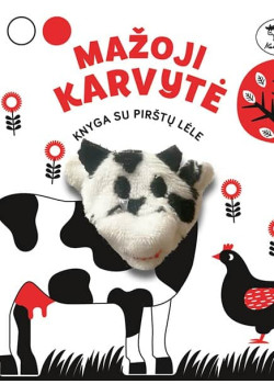 Mažoji karvytė. Knyga su pirštų lėle — knygos viršelis