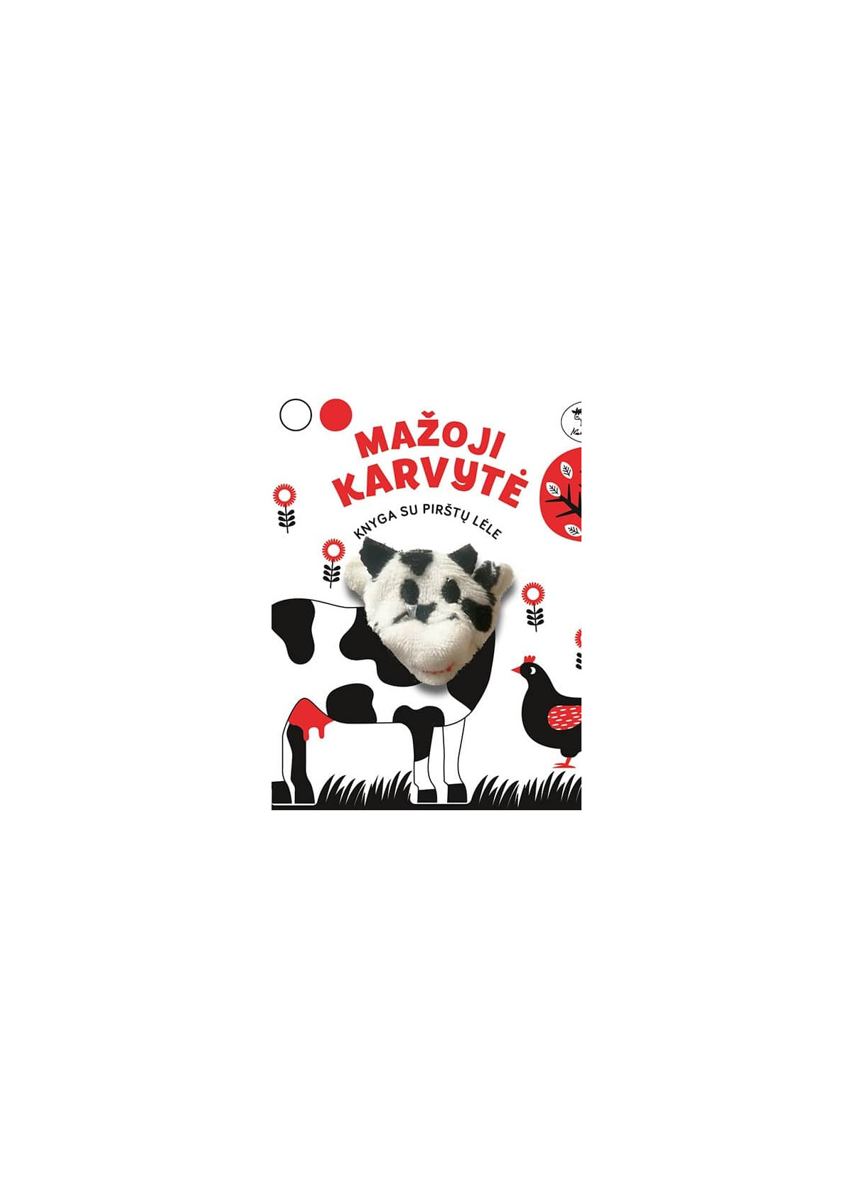 Mažoji karvytė. Knyga su pirštų lėle