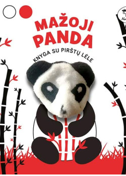 Mažoji panda. Knyga su pirštų lėle — knygos viršelis