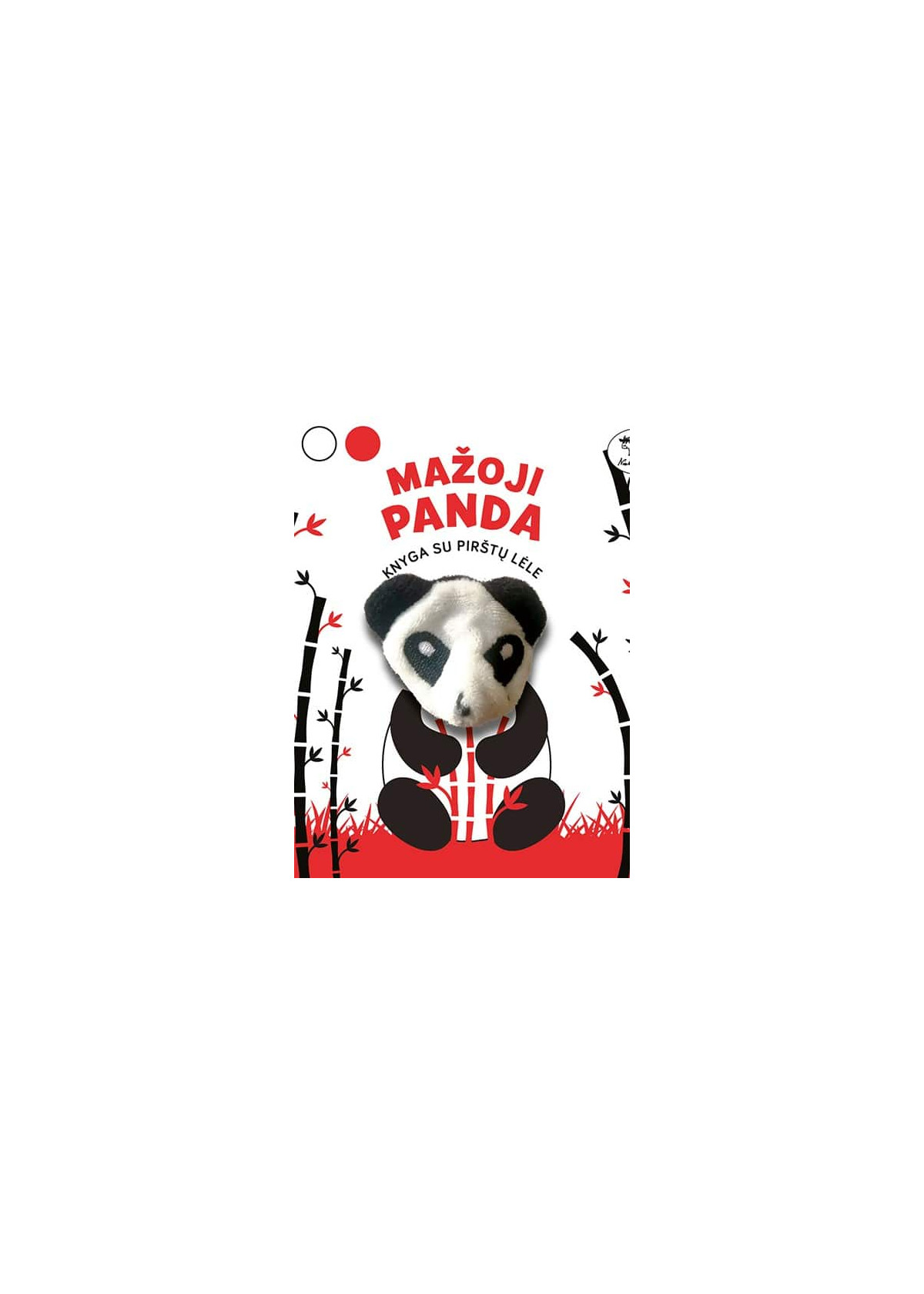 Mažoji panda. Knyga su pirštų lėle