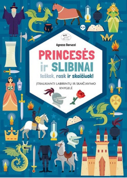 Princesės ir slibinai: Ieškok, rask ir skaičiuok! — knygos viršelis