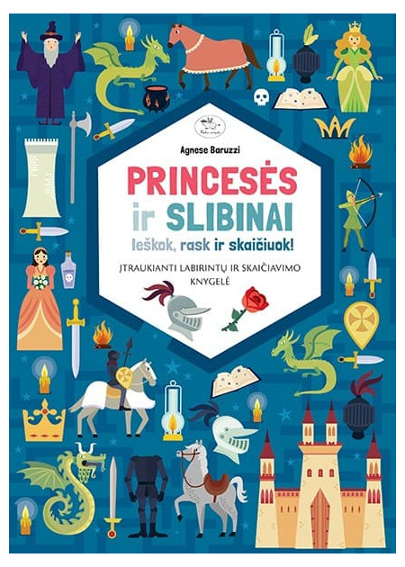 Princesės ir slibinai: Ieškok, rask ir skaičiuok! — viršelis