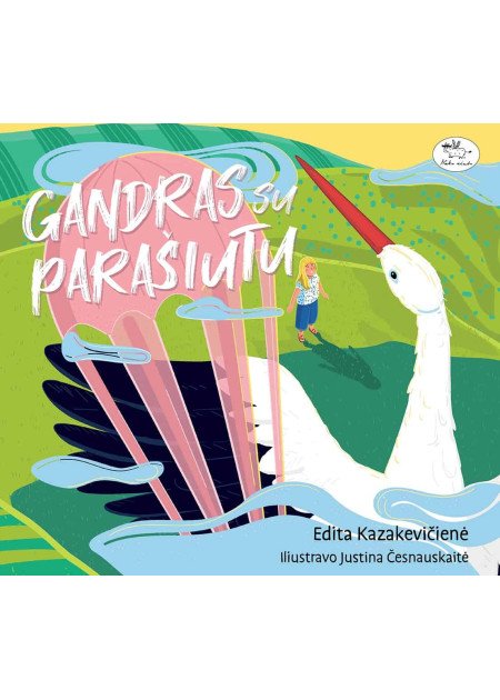 Gandras su parašiutu — viršelis