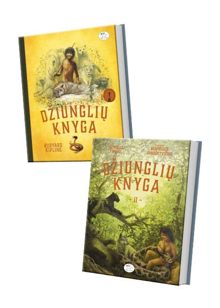 Knygų rinkinys „Džiunglių takais“ (1–2 dalys) — viršelis