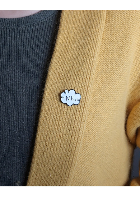MZ54. Metalinis ženkliukas „Ne“