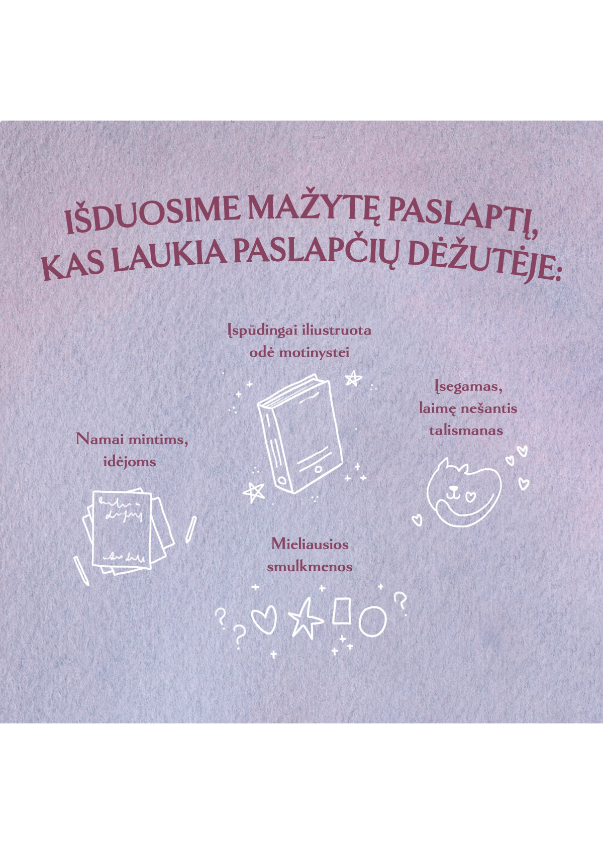 Paslapčių dėžutė „Myliu tave, mama“