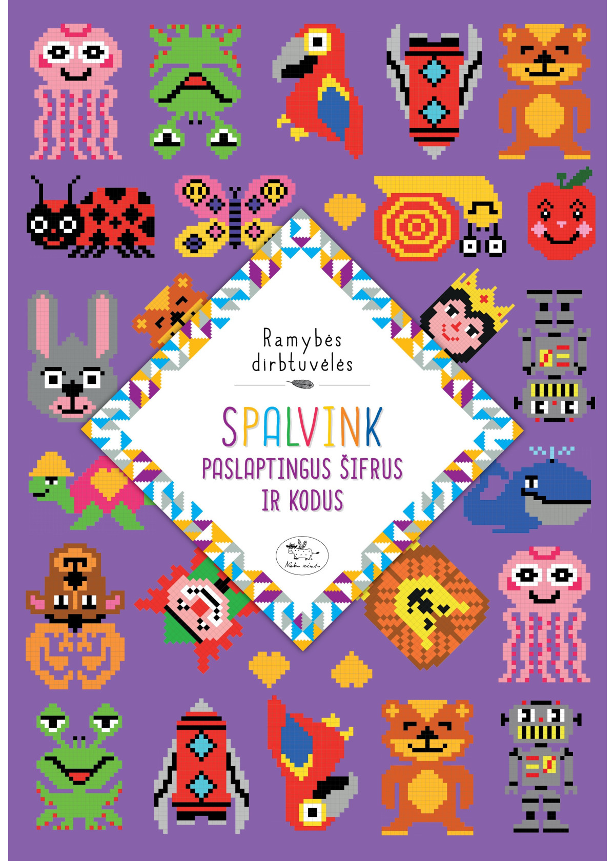 Spalvink paslaptingus šriftus ir kodus — viršelis