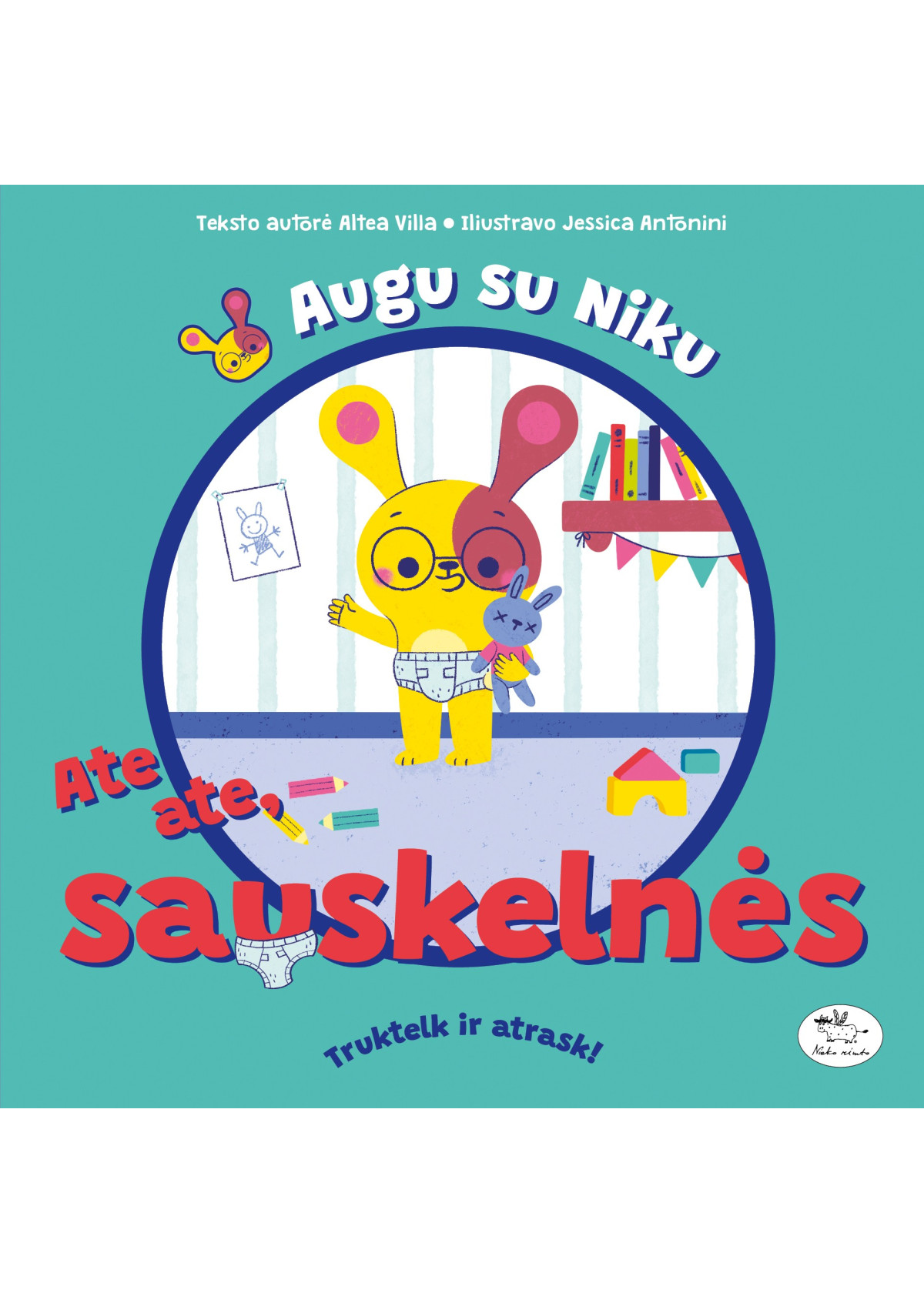 Augu su Niku. Ate ate, sauskelnės — viršelis