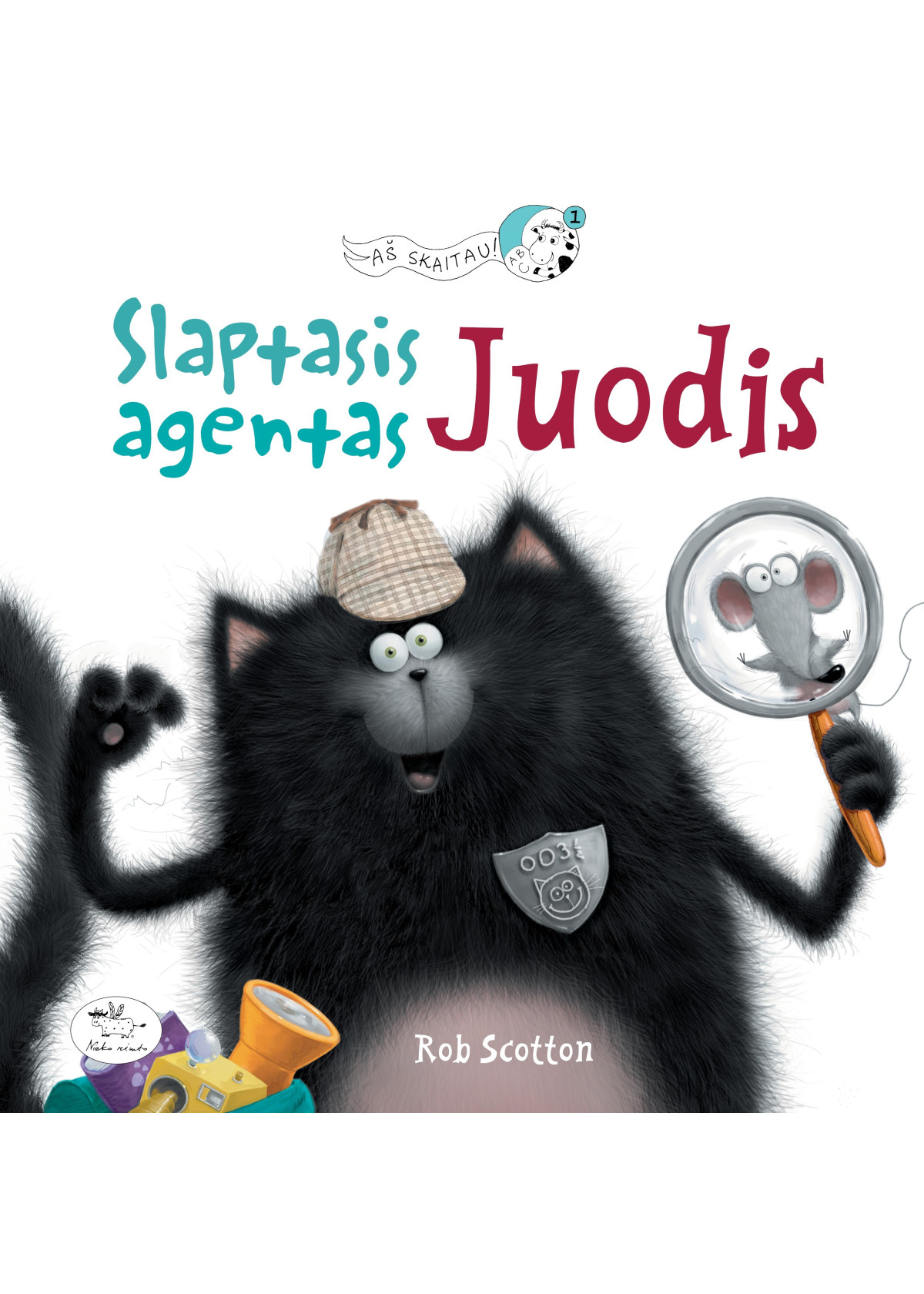 Slaptasis agentas Juodis — viršelis