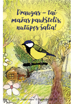 MZ87. Metalinis ženkliukas „mažas paukštelis“ — knygos viršelis