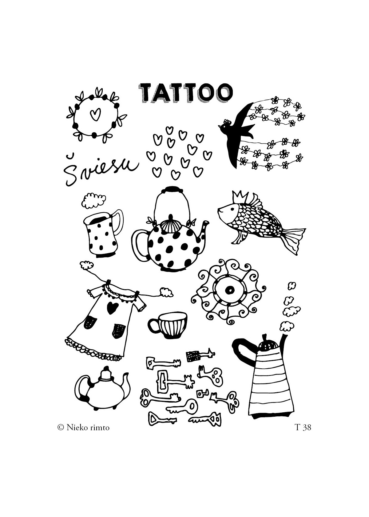 T38. Laikinos tatuiruotės „Šviesu“