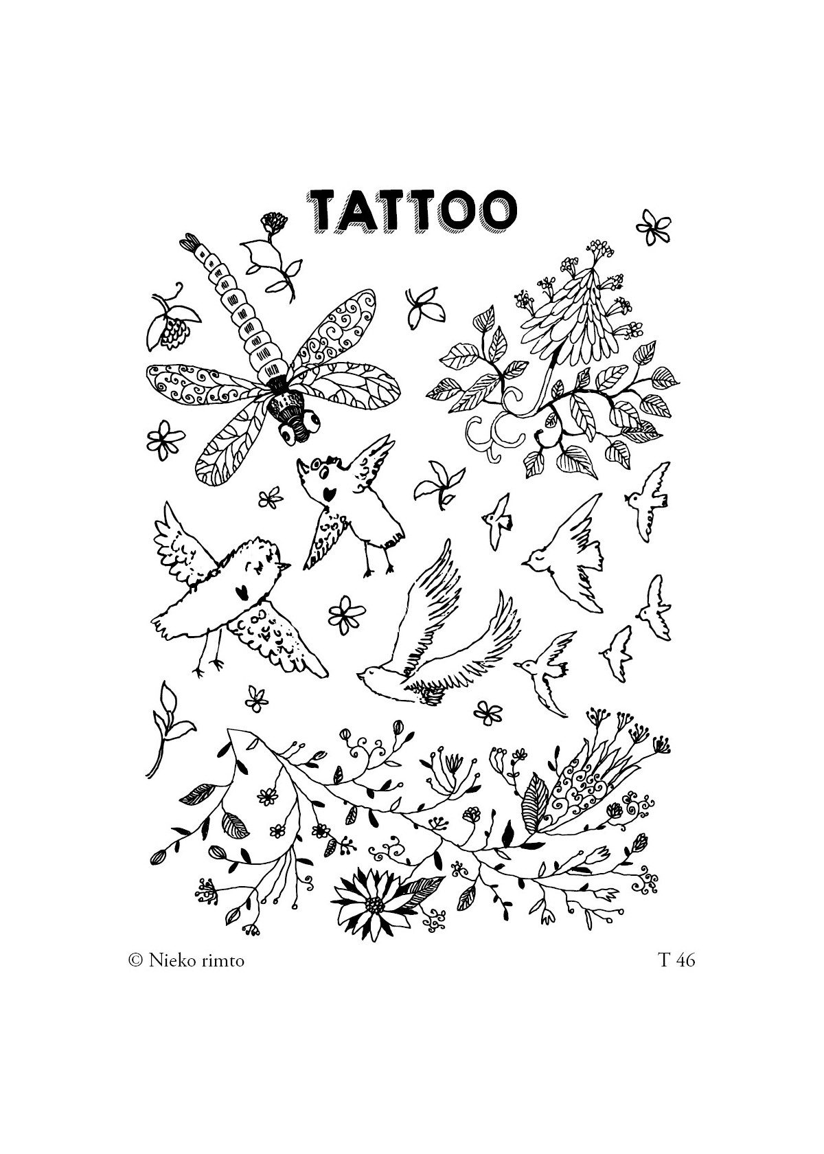 T46. Laikinos tatuiruotės „Pavasaris širdy“