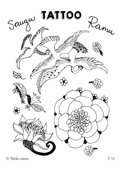 T51. Laikinos tatuiruotės „Ramybės glėbys“ — knygos viršelis