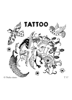 T57. Laikinos tatuiruotės „Svajonių sparnai“ — knygos viršelis