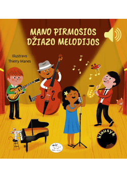 Mano pirmosios džiazo melodijos — knygos viršelis