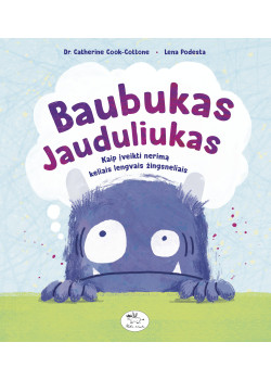 Baubukas Jauduliukas: Kaip įveikti nerimą keliais lengvais žingsneliais — knygos viršelis