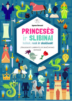 Princesės ir slibinai: Ieškok, rask ir skaičiuok! — knygos viršelis