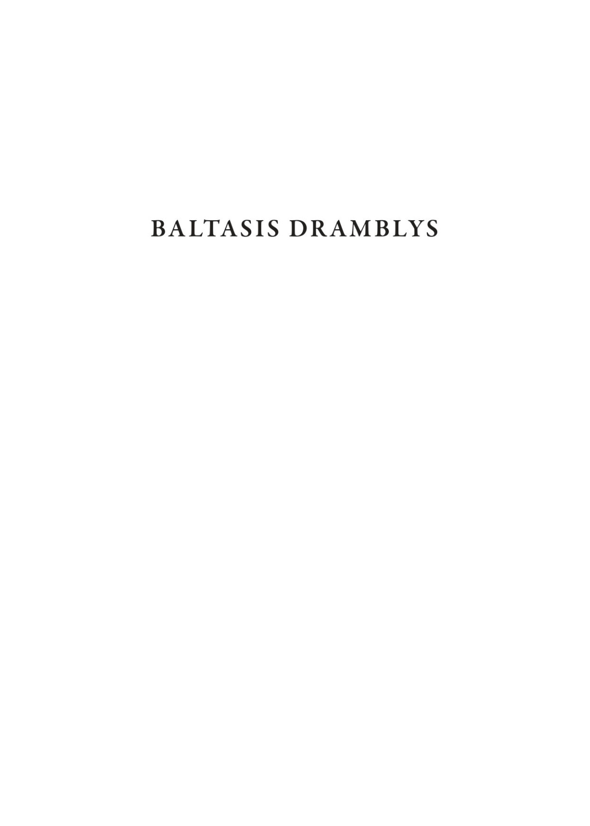 Baltasis Dramblys