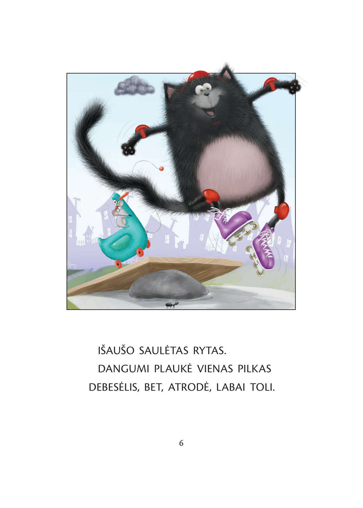 Katinėlis Juodis. Nedorėlis lietutis