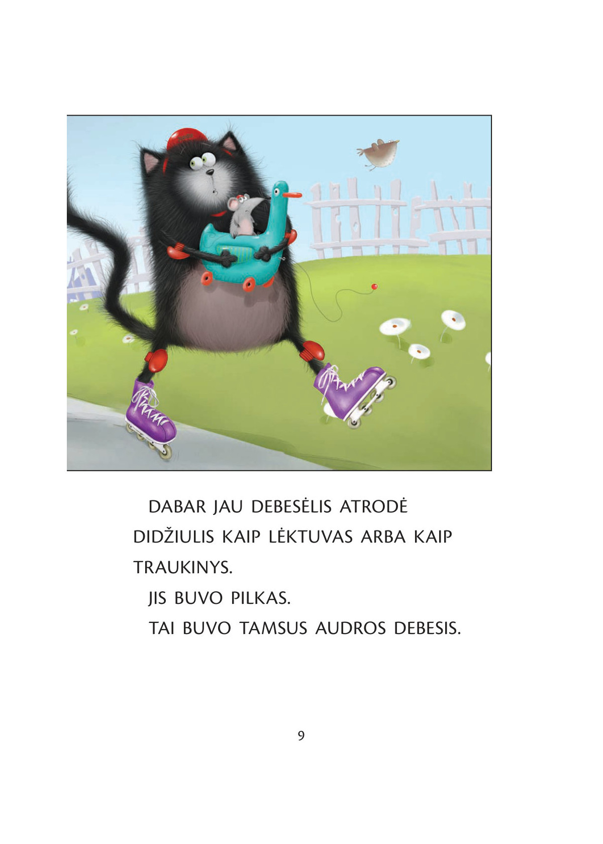 Katinėlis Juodis. Nedorėlis lietutis