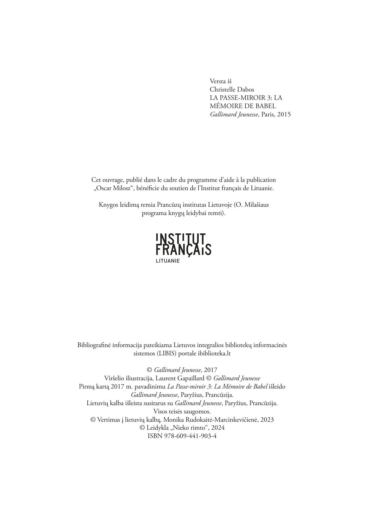 Babelio atmintis. Veidrodžių viešnia (3)