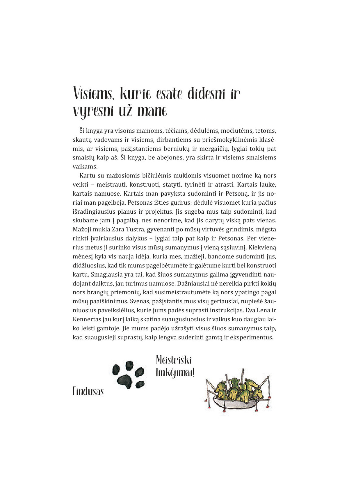 Metai su Petsonu ir Findusu. Kurk ir eksperimentuok su gamta!