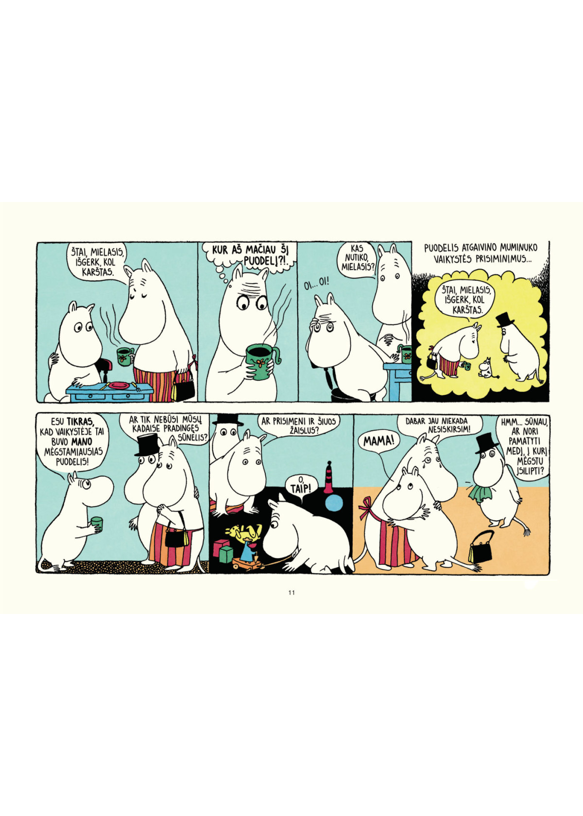 Muminukas ir šeimos gyvenimas