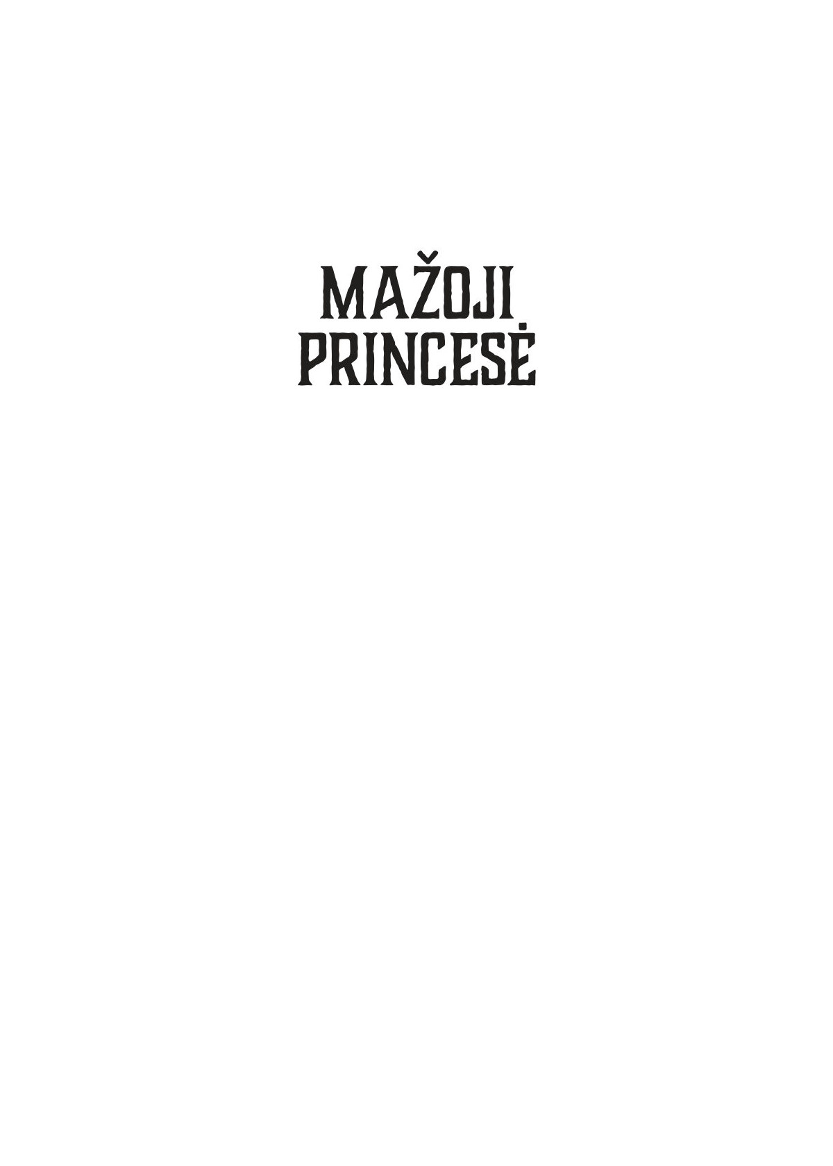 Mažoji princesė