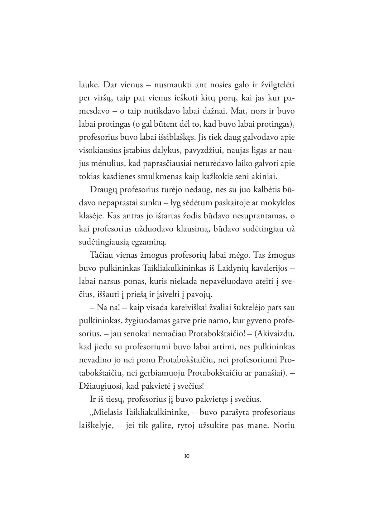 Nepakartojami profesoriaus Protabokštaičio nuotykiai