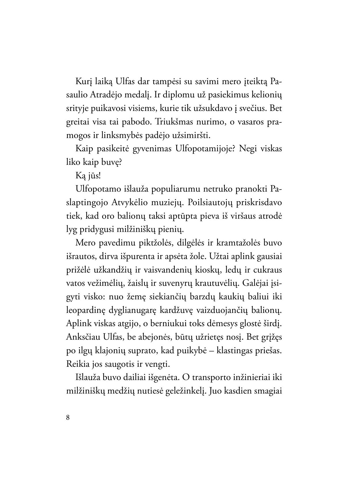 Ulfas ir povandeninis miestas (su autografu)