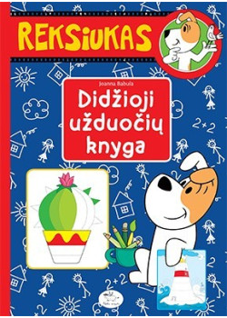 Reksiukas. Didžioji užduočių knyga — knygos viršelis