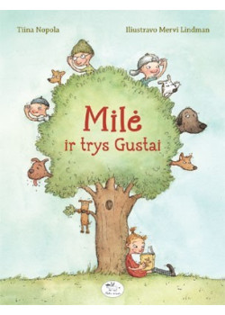 Milė ir trys gustai — knygos viršelis