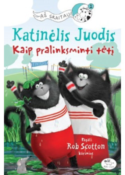 Katinėlis Juodis. Kaip pralinksminti tėtį — knygos viršelis
