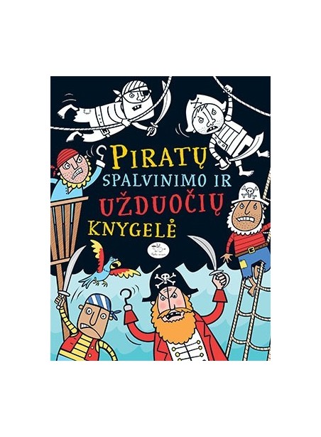 Piratų Spalvinimo Ir Uzduocių Knygelė